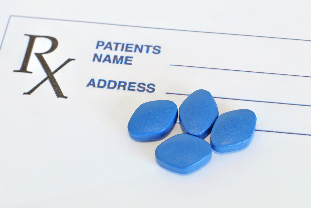 Blue pills for erectile dysfunction treatment